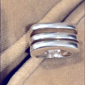 Silpada Rare Geometric Ring in Solid SS
